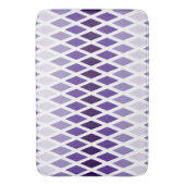 Tapis De Bain Violet Diamant Ombre (devant Vertical)