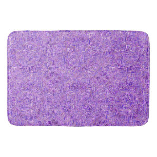 Tapis de bain violet fissuré