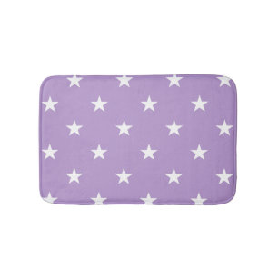 Tapis De Bain Violet Grandes Étoiles Bain Mat
