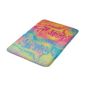 Tapis De Bain VIOLET LACE - numérique - art fractal - (Angle)