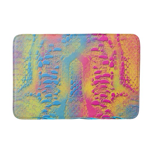 Tapis De Bain VIOLET LACE - numérique - art fractal - (Devant)