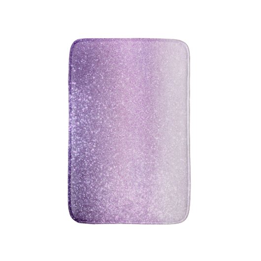 Tapis De Bain Violet Lilac Pastel Purple ombre (Devant (Vertical))