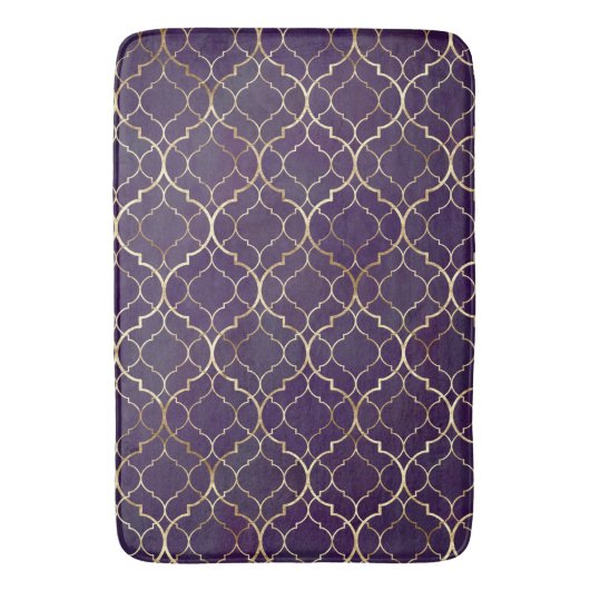 Tapis De Bain Violet marocain (devant Vertical)