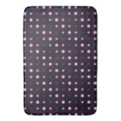 Tapis De Bain Violet, sarcelle et vert (devant Vertical)