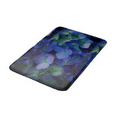 Tapis De Bain Violet violet rose bleu hydrangée fleurie (Angle)