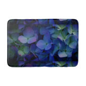 Tapis De Bain Violet violet rose bleu hydrangée fleurie (Devant)
