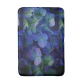 Tapis De Bain Violet violet rose bleu hydrangée fleurie (Devant (Vertical))