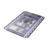 Tapis De Bain violettes dans un bocal de lune (Angle)
