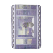 Tapis De Bain violettes dans un bocal de lune (Devant (Vertical))