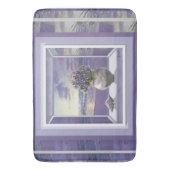Tapis De Bain violettes dans un bocal de lune (devant Vertical)