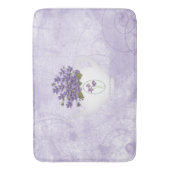 Tapis De Bain Violettes En Théâtre (devant Vertical)
