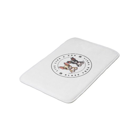 Tapis De Bain Vis comme un chien Blaze Your Trail (Angle)