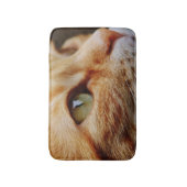Tapis De Bain Visage déterminé d'un chat de gingembre (Devant (Vertical))