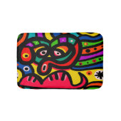 Tapis De Bain Visage moderne d'art abstrait (Devant)