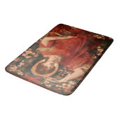 Tapis De Bain Vision de Fiammetta (par Dante Gabriel Rossetti) (Angle)