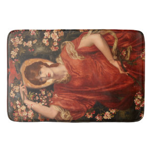 Tapis De Bain Vision de Fiammetta (par Dante Gabriel Rossetti)