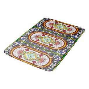 Tapis De Bain Vitre en verre tendu Art nouveau du Moyen-Orient