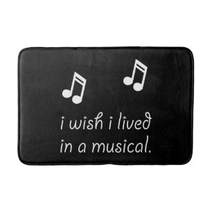 Tapis De Bain Vivez dans le musical