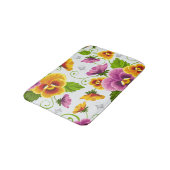 Tapis De Bain Vivid fleurs de pansement (Angle)