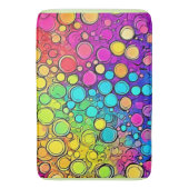 Tapis De Bain Vivid Rainbow Bubble Abstraction (devant Vertical)