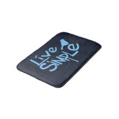 Tapis De Bain Vivre Simplement (Angle)