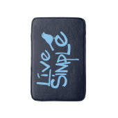Tapis De Bain Vivre Simplement (Devant (Vertical))
