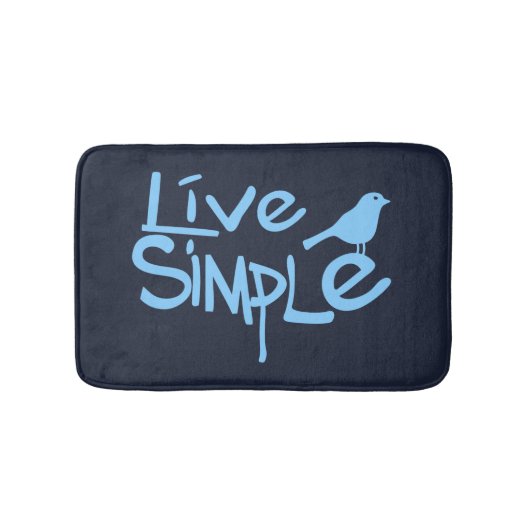 Tapis De Bain Vivre Simplement (Devant)