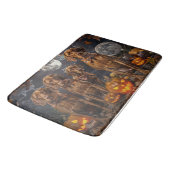Tapis De Bain Vizsla Halloween Épouvantable (Angle)