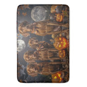 Tapis De Bain Vizsla Halloween Épouvantable (devant Vertical)
