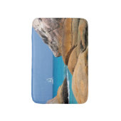 Tapis De Bain Voilier Passant Par La Plage (Devant (Vertical))