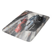 Tapis De Bain Voitures Red & Black Muscle (Angle)