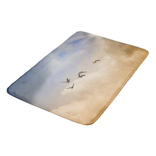 Tapis De Bain Vols d'oiseaux (Angle)