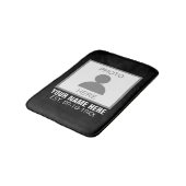 Tapis De Bain Votre photo ici Nom et âge (Angle)