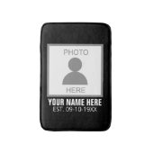 Tapis De Bain Votre photo ici Nom et âge (Devant (Vertical))