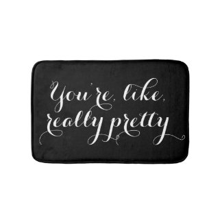 Tapis De Bain Vous êtes comme la typographie vraiment assez