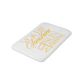 Tapis De Bain Vous êtes mon bain de soleil (Angle)
