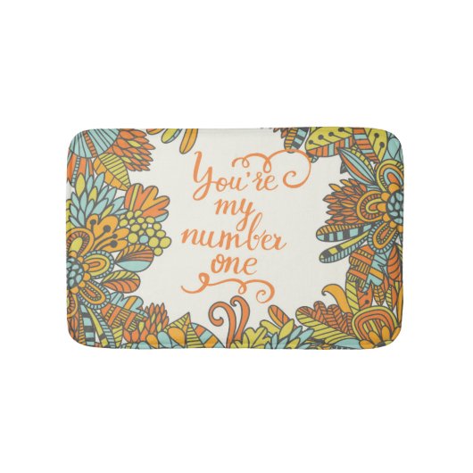 Tapis De Bain Vous êtes mon numéro un (Devant)