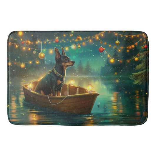 Tapis De Bain Voyage de Noël australien Kelpie (Devant)