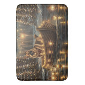 Tapis De Bain Voyage de Noël du berger allemand (devant Vertical)