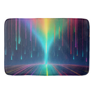 Tapis De Bain Voyage en goutte arc-en-ciel