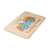 Tapis De Bain Voyage sur route | Arachides se sentent libres (Angle)