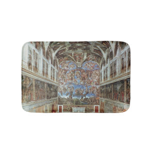 Tapis De Bain Vue intérieure de la chapelle de Sistine
