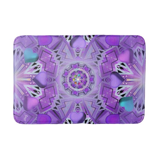 Tapis De Bain W2 pourpre (Devant)