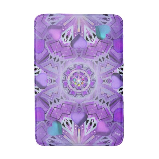 Tapis De Bain W2 pourpre (Devant (Vertical))