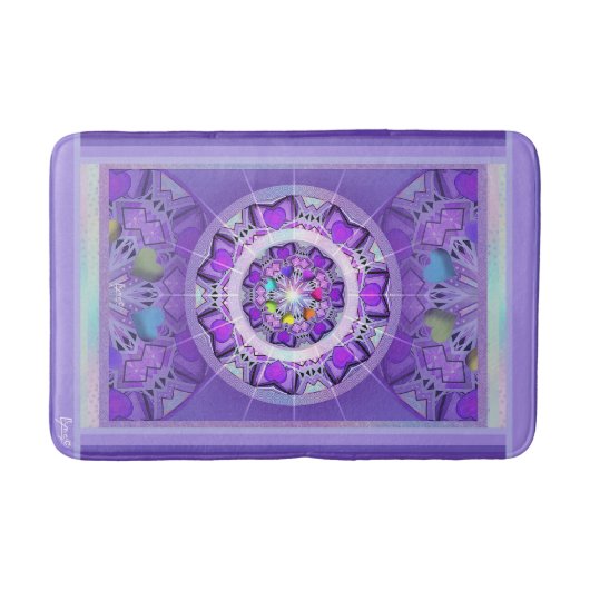 Tapis De Bain W2 pourpre (Devant)