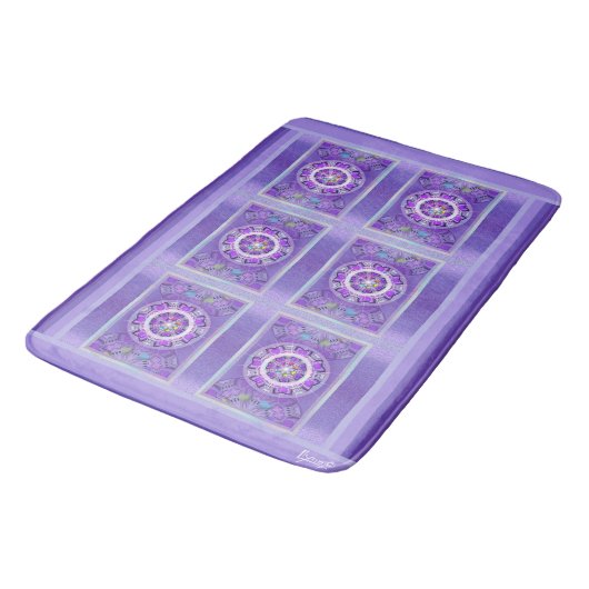 Tapis De Bain W2 pourpre (Angle)