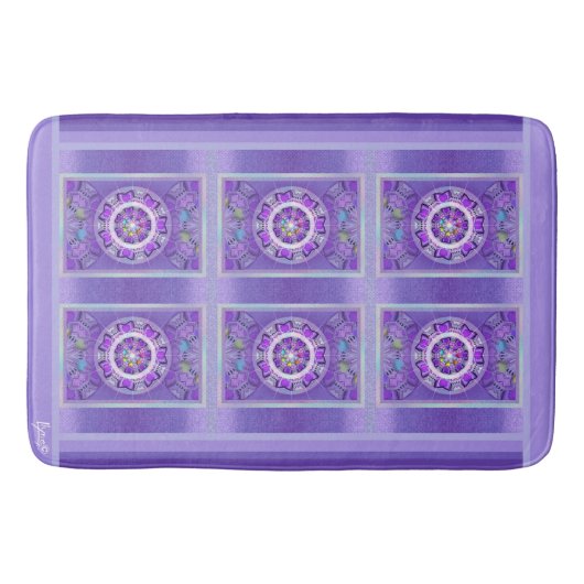 Tapis De Bain W2 pourpre (Devant)