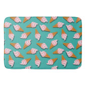 Tapis De Bain Waffle cones ice cream and frozen yogurt pattern (Devant)