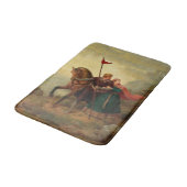 Tapis De Bain Walther et Hildegund fuient avec leur cheval (Angle)