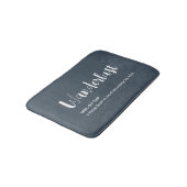 Tapis De Bain Wanderlust définition blanc gris bleu couleur (Angle)